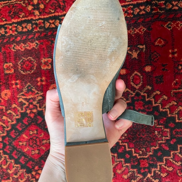 Madewell teal suede sandals - Picture 5 of 6